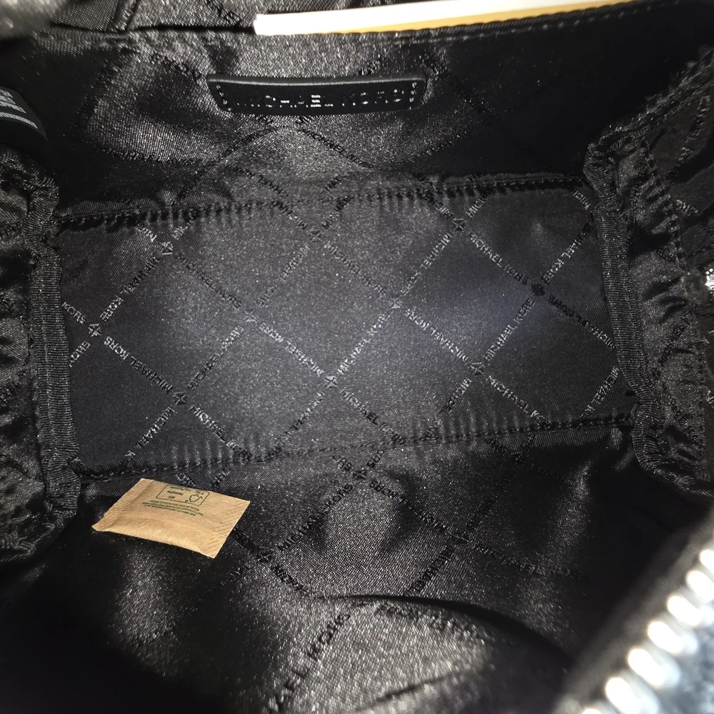 Michael Kors Logo Medium Black Travel Case